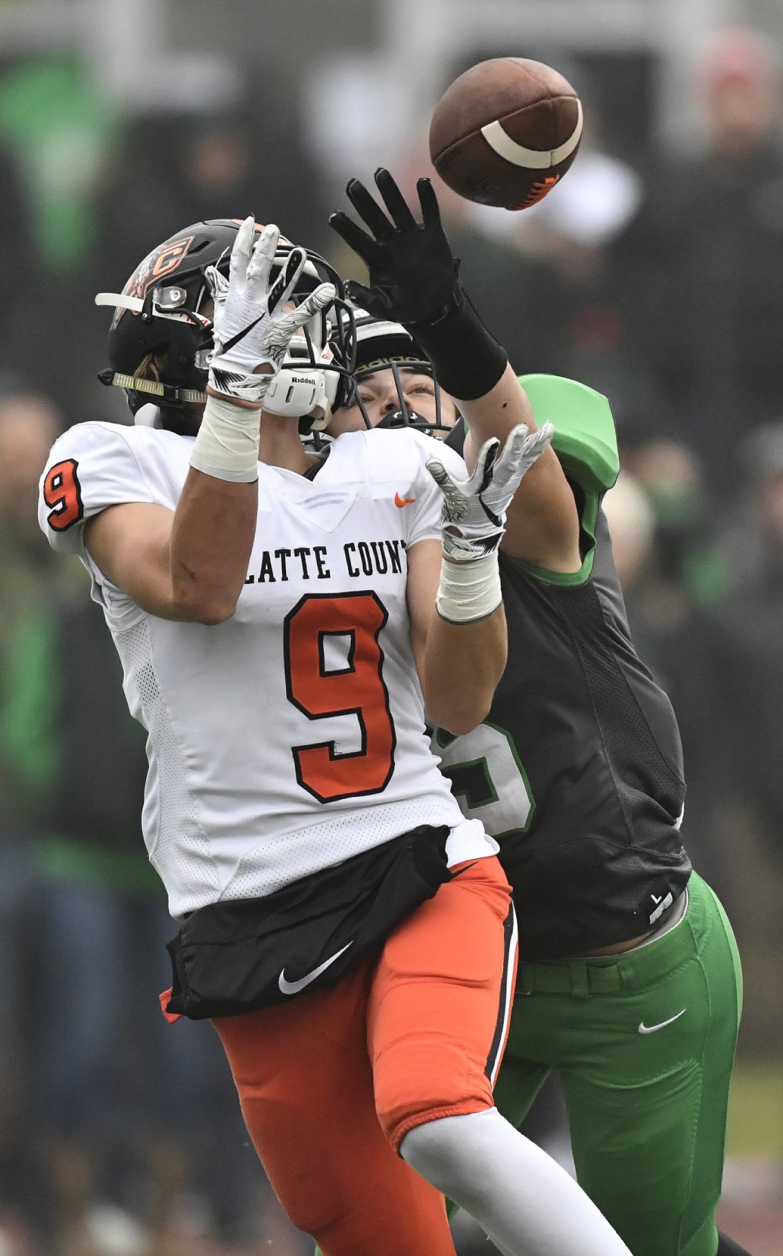St. Mary’s vs Platte County in Class 4 Missouri state semifinal football game